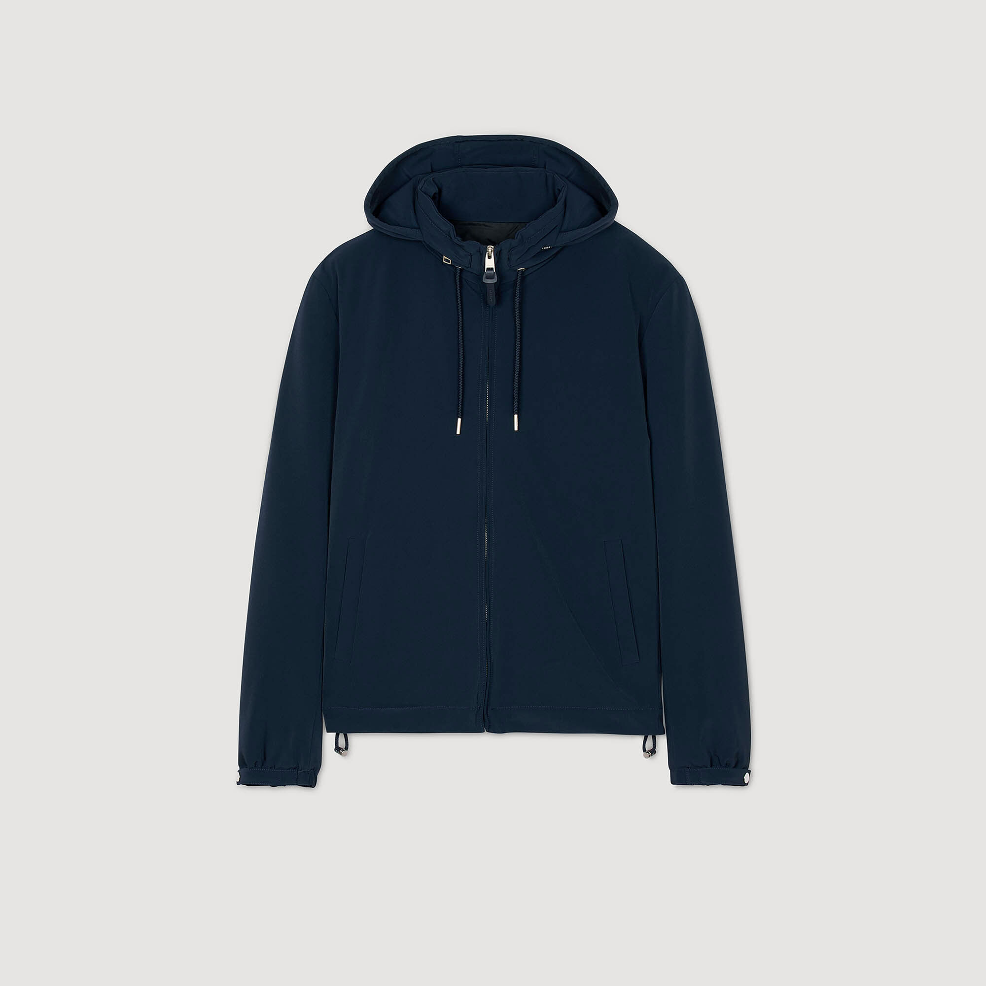 Blouson zipp&eacute; &agrave; capuche