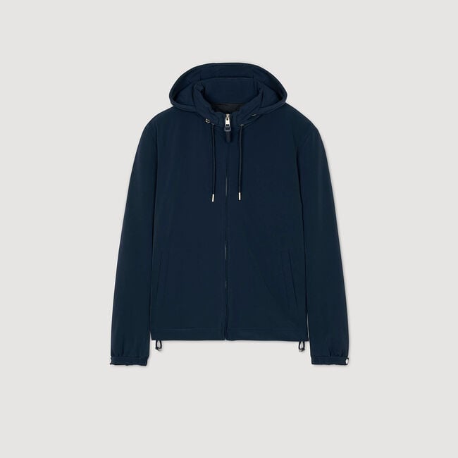 Blouson zipp&eacute; &agrave; capuche