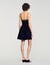Robe courte en velours &agrave; strass - Femme | Sandro Paris