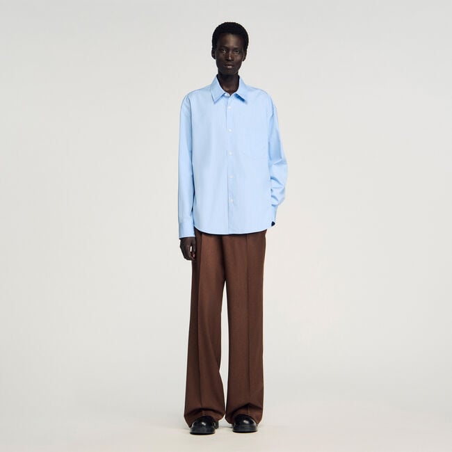 Chemise oversize à rayures