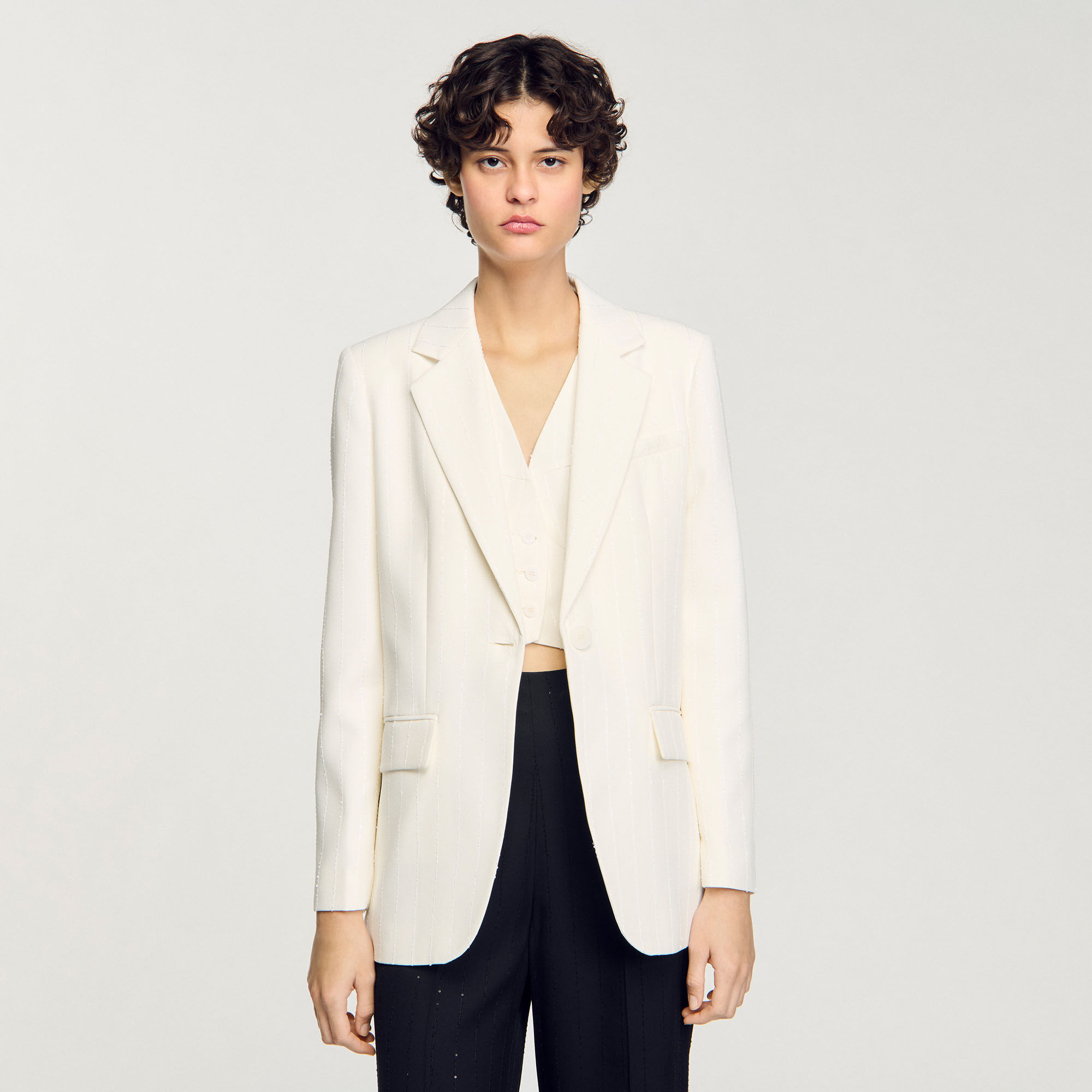 Veste de costume à sequins