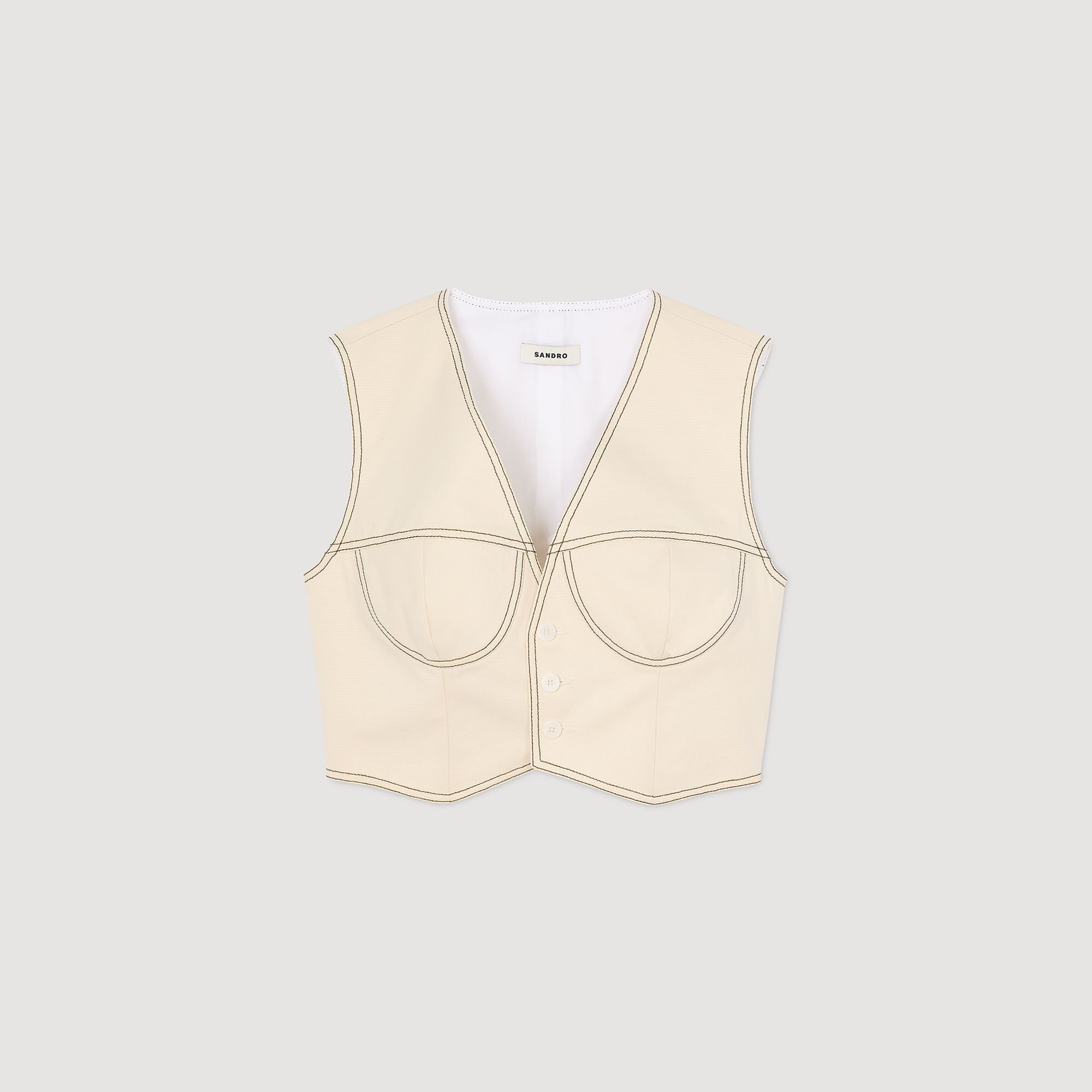 Veston court en jean