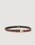 Ceinture en cuir à boucle fantaisie