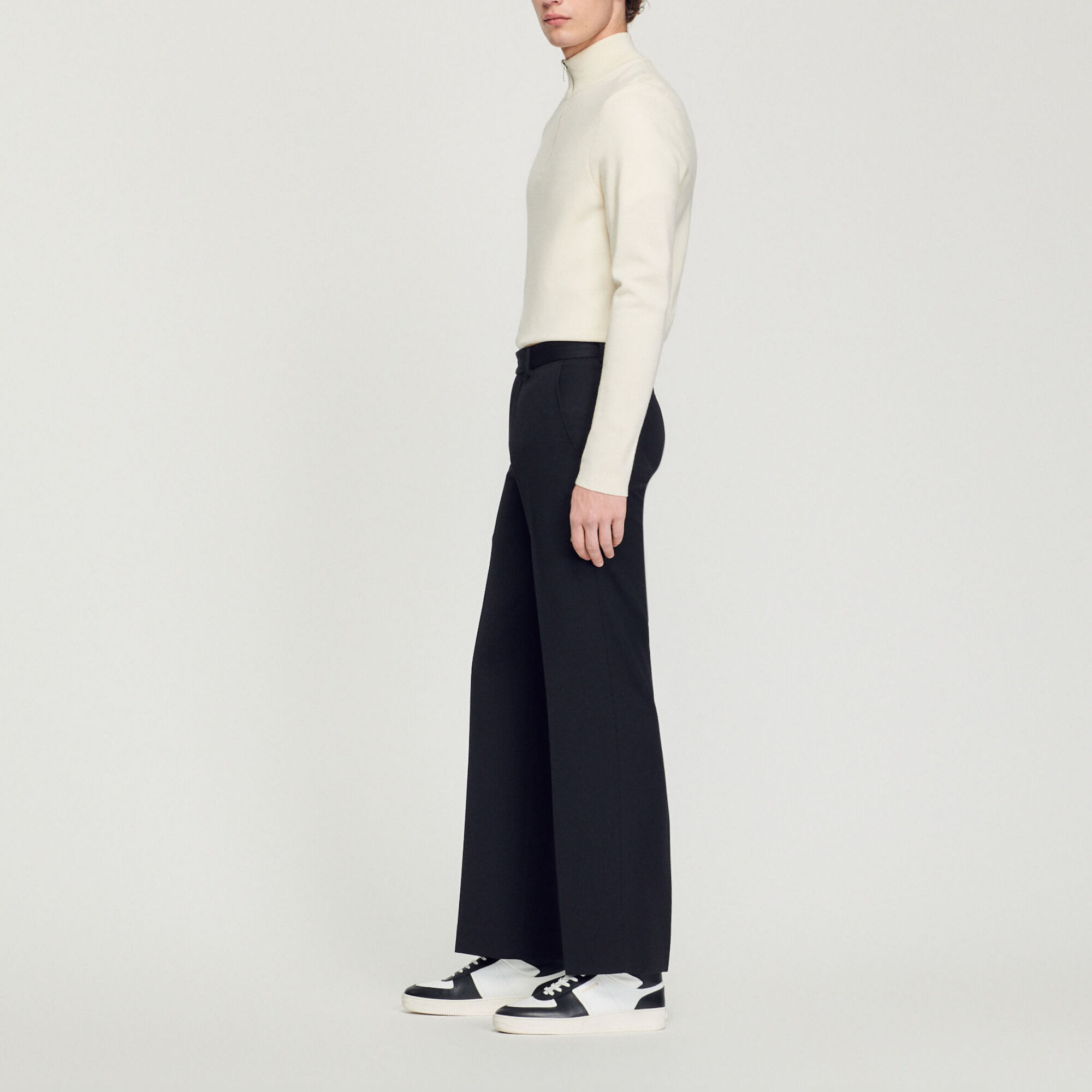 Pantalon de costume à coupe large