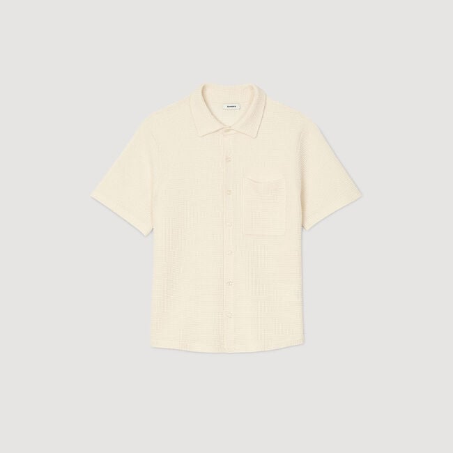 Chemise en nid d'abeille