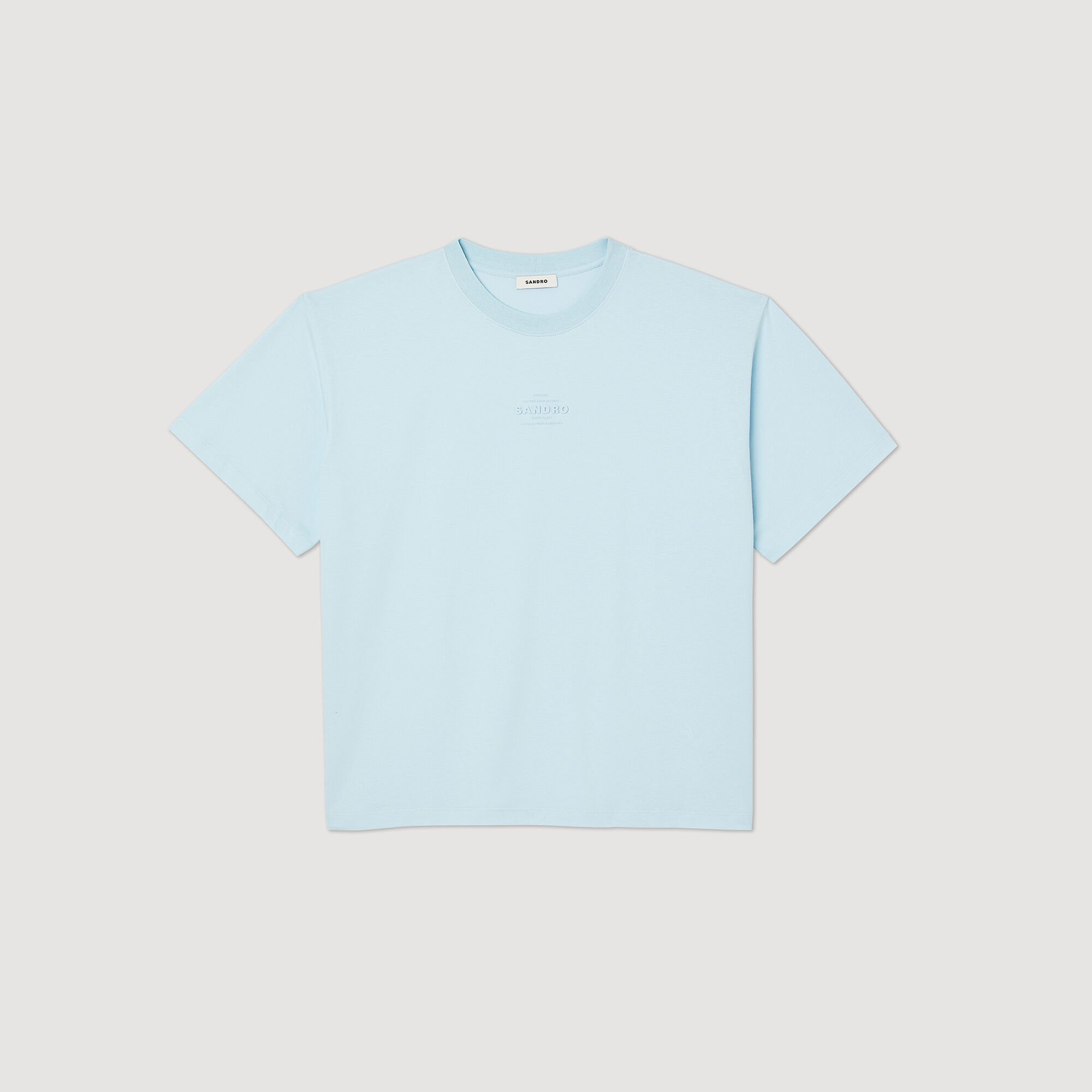 T-shirt logo rubber