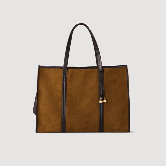 Sac cabas en suède