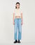 Jean droit taille basse