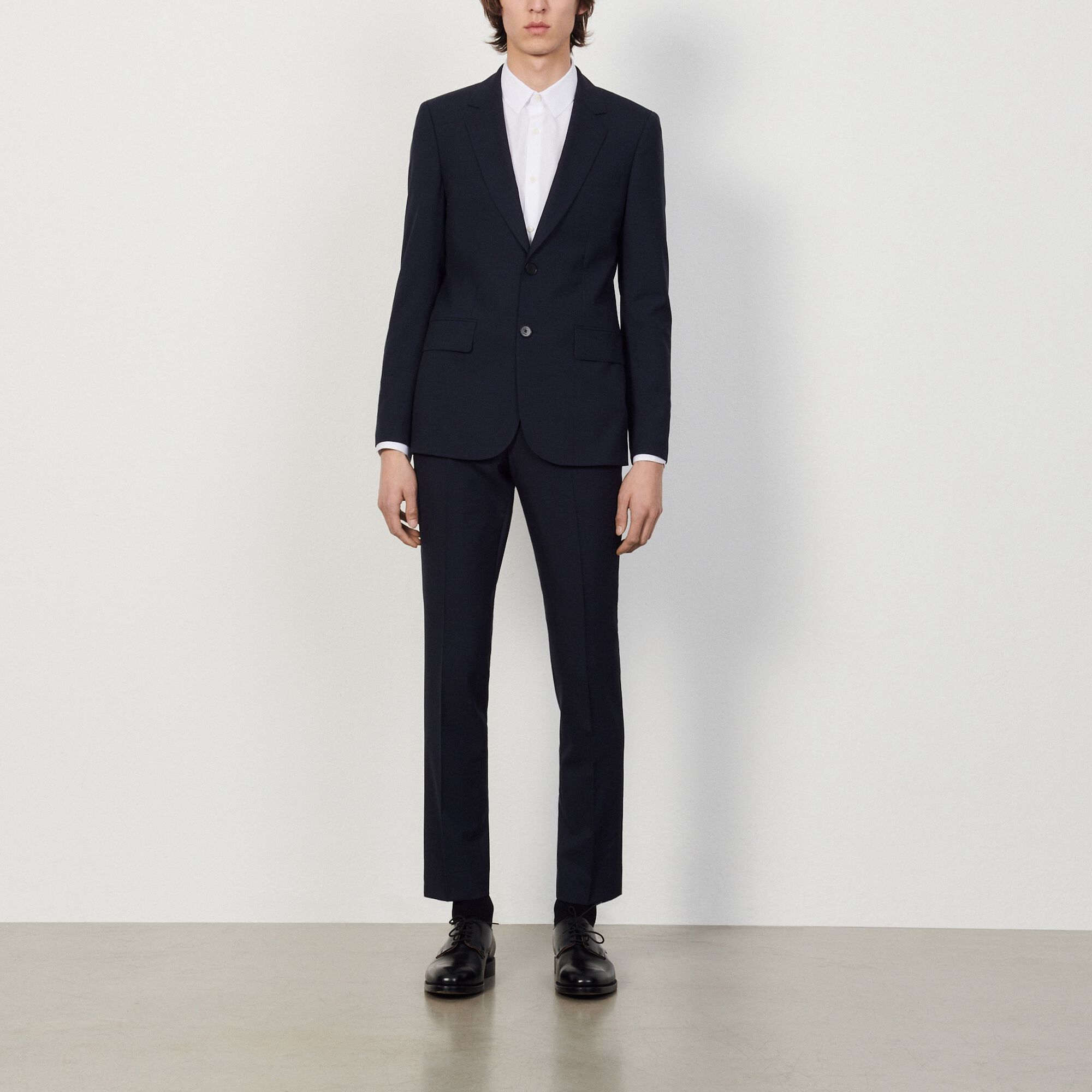 Veste de costume en laine vierge