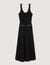 Robe longue à perles