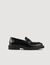 Mocassins en cuir glac&eacute;