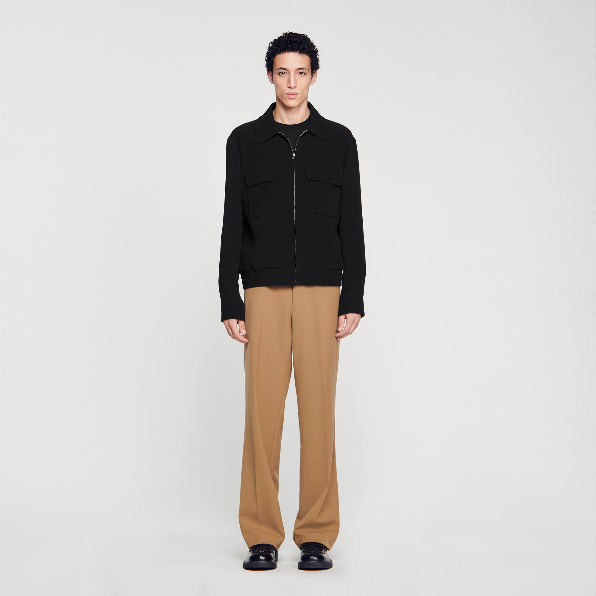 Blouson zippé homme shop