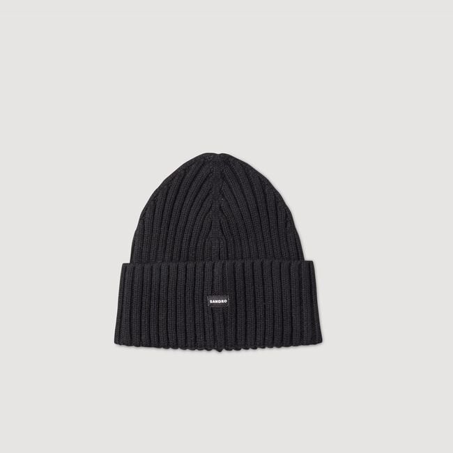 Bonnet en côte avec laine