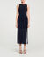 Robe longue &agrave; franges - Femme | Sandro Paris
