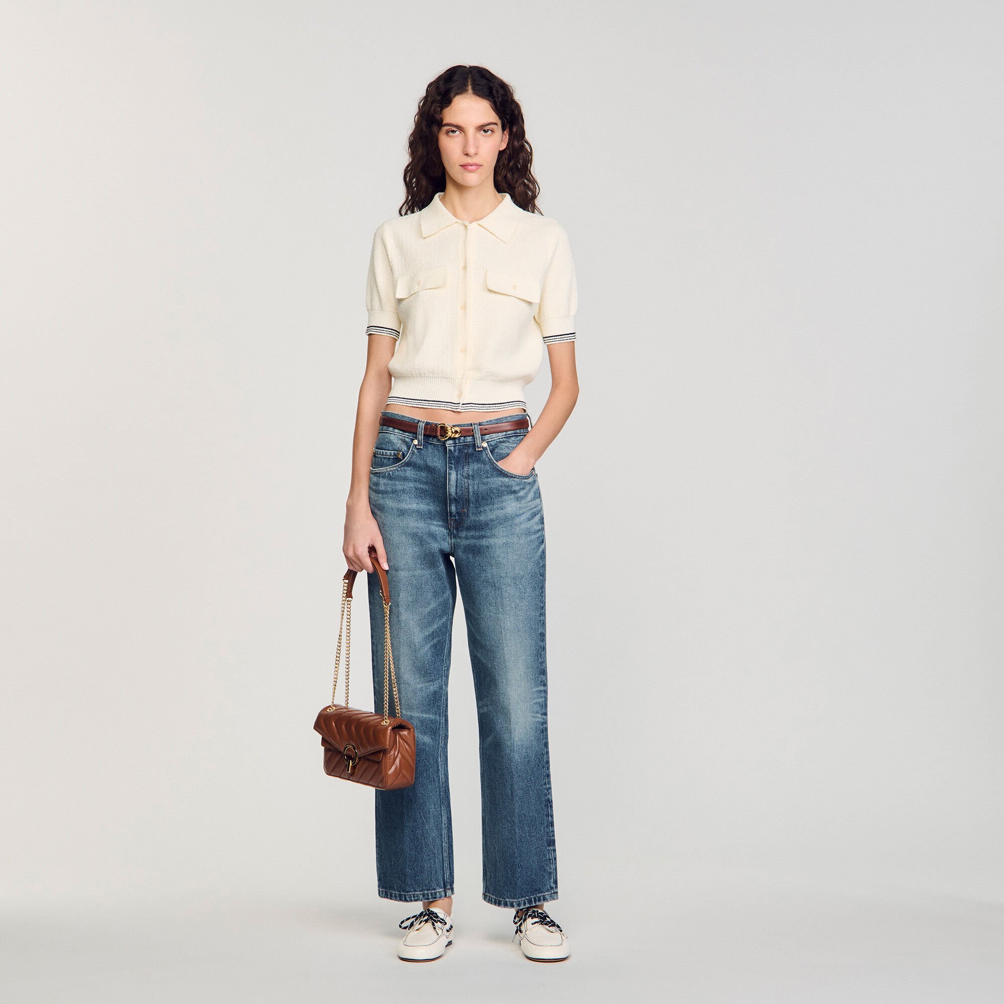 Petit sac Yza en cuir lisse