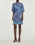 Robe courte imprim&eacute; fleuri