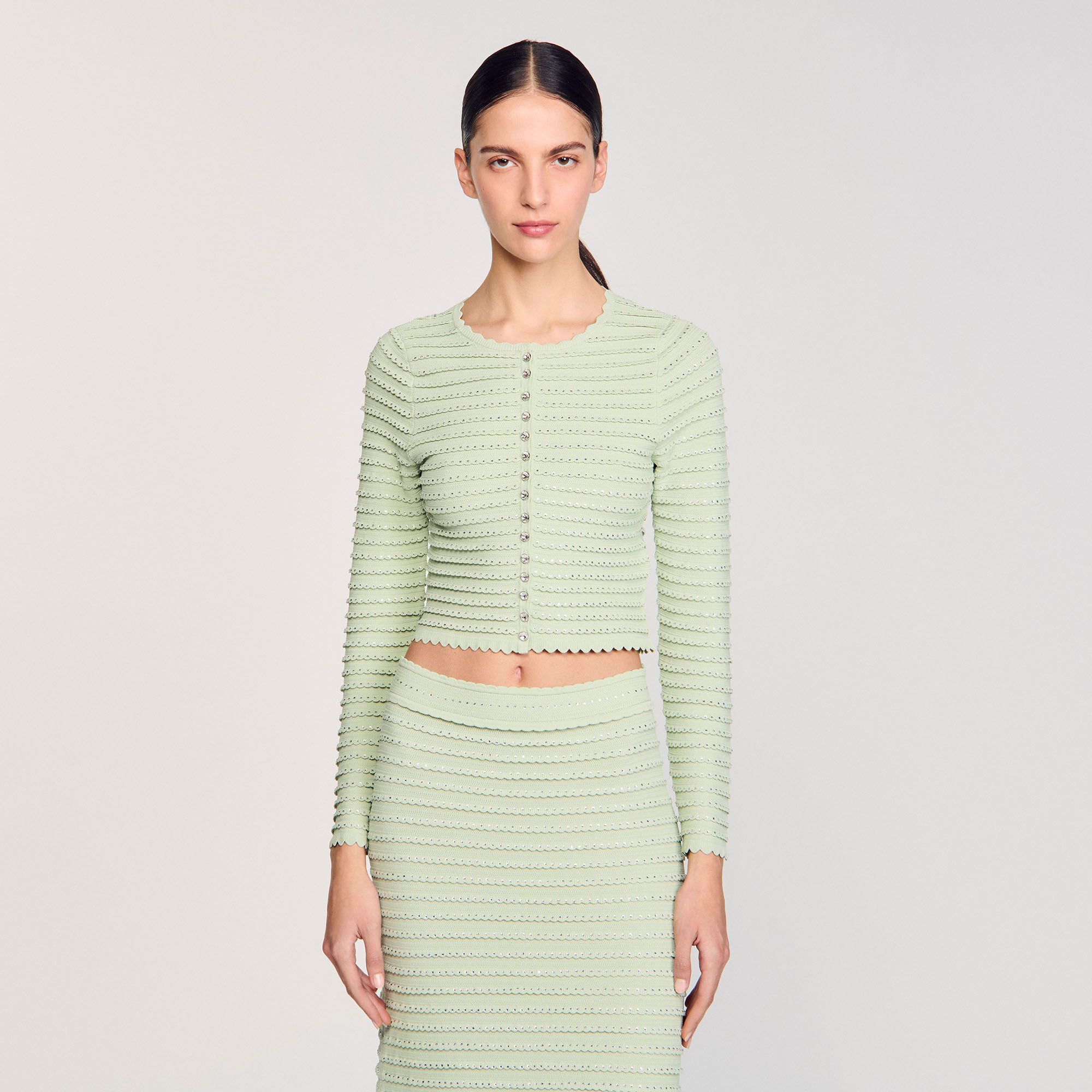 Cardigan strassé