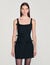 Robe courte à nœuds