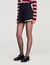 Short de tailleur à volant 
