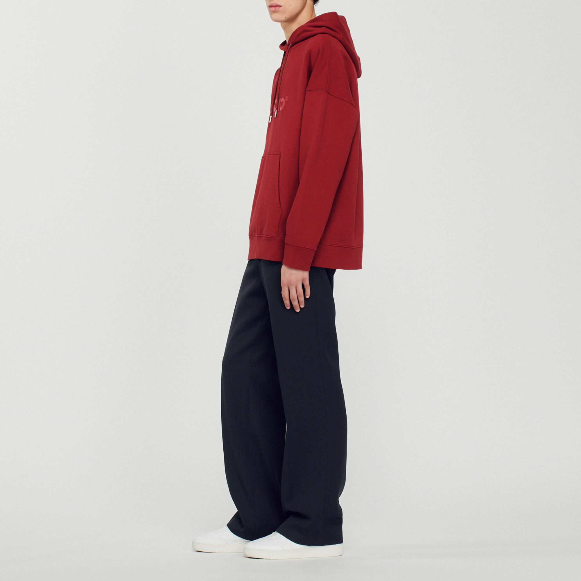 Hoodie oversize à logo
