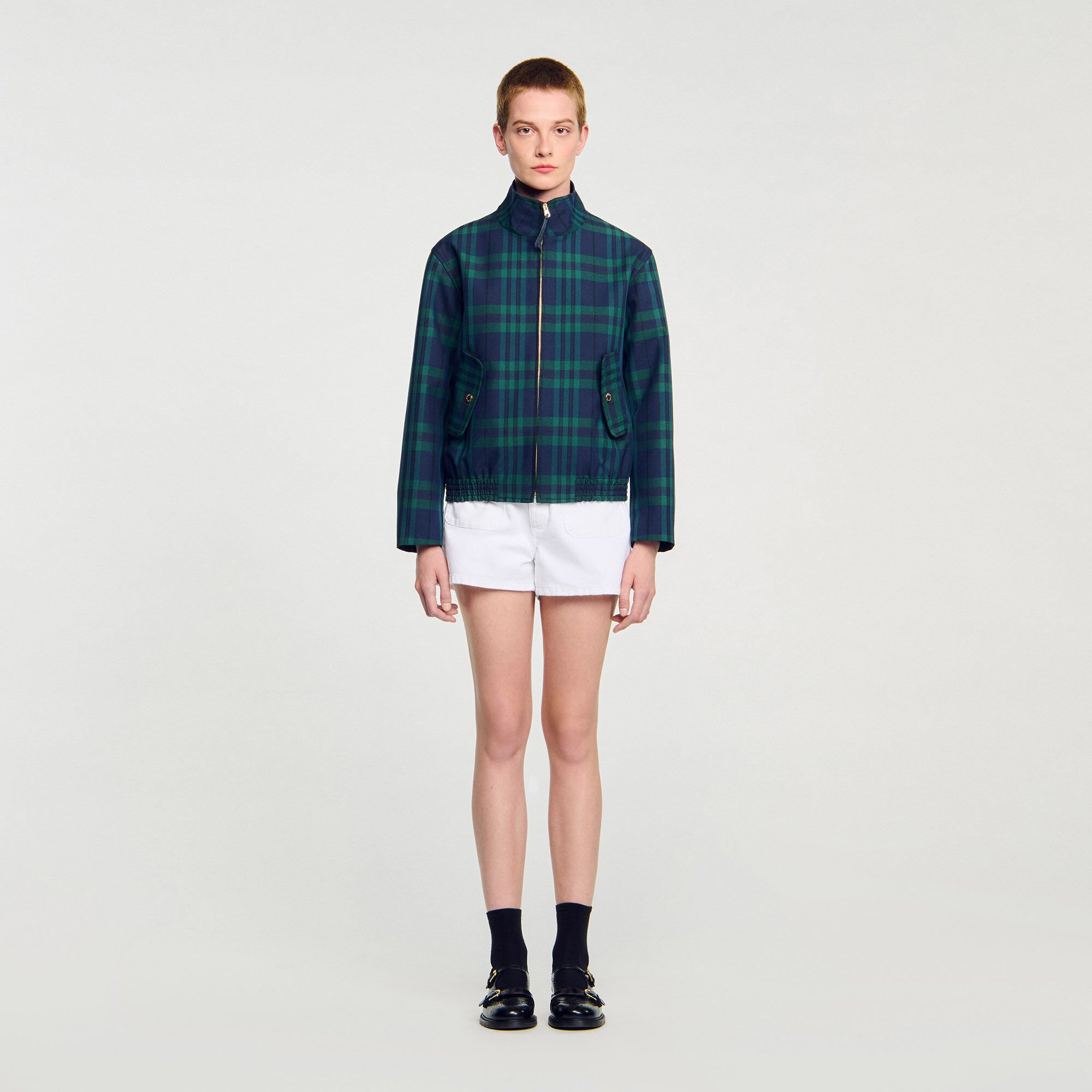 Blouson à carreaux