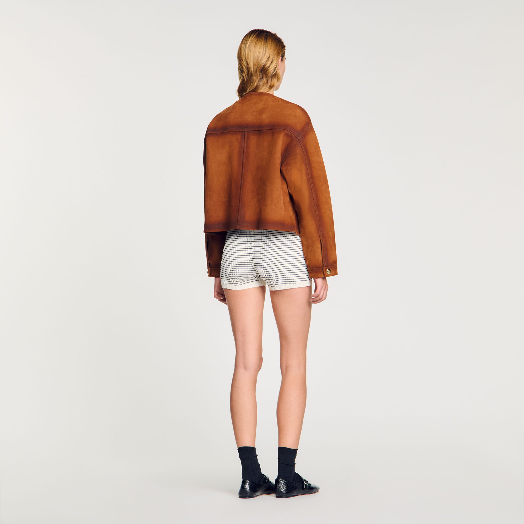 Blouson en suède