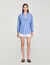 Chemise oversize à nœud