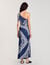 Robe longue à imprimé bandana 