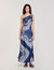 Robe longue à imprimé bandana 