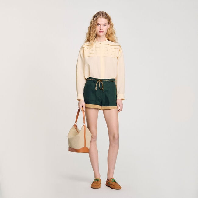 Chemise à détail bijou