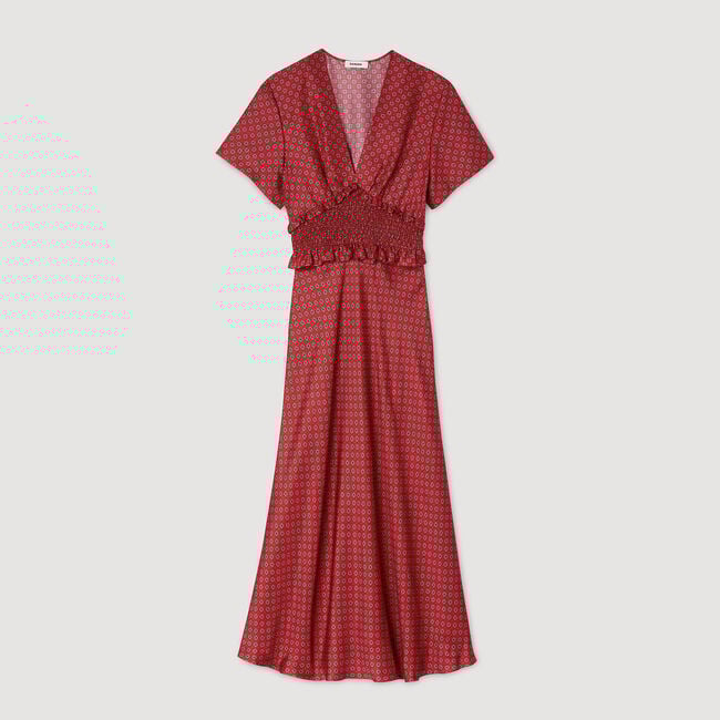 Robe longue imprimé foulard