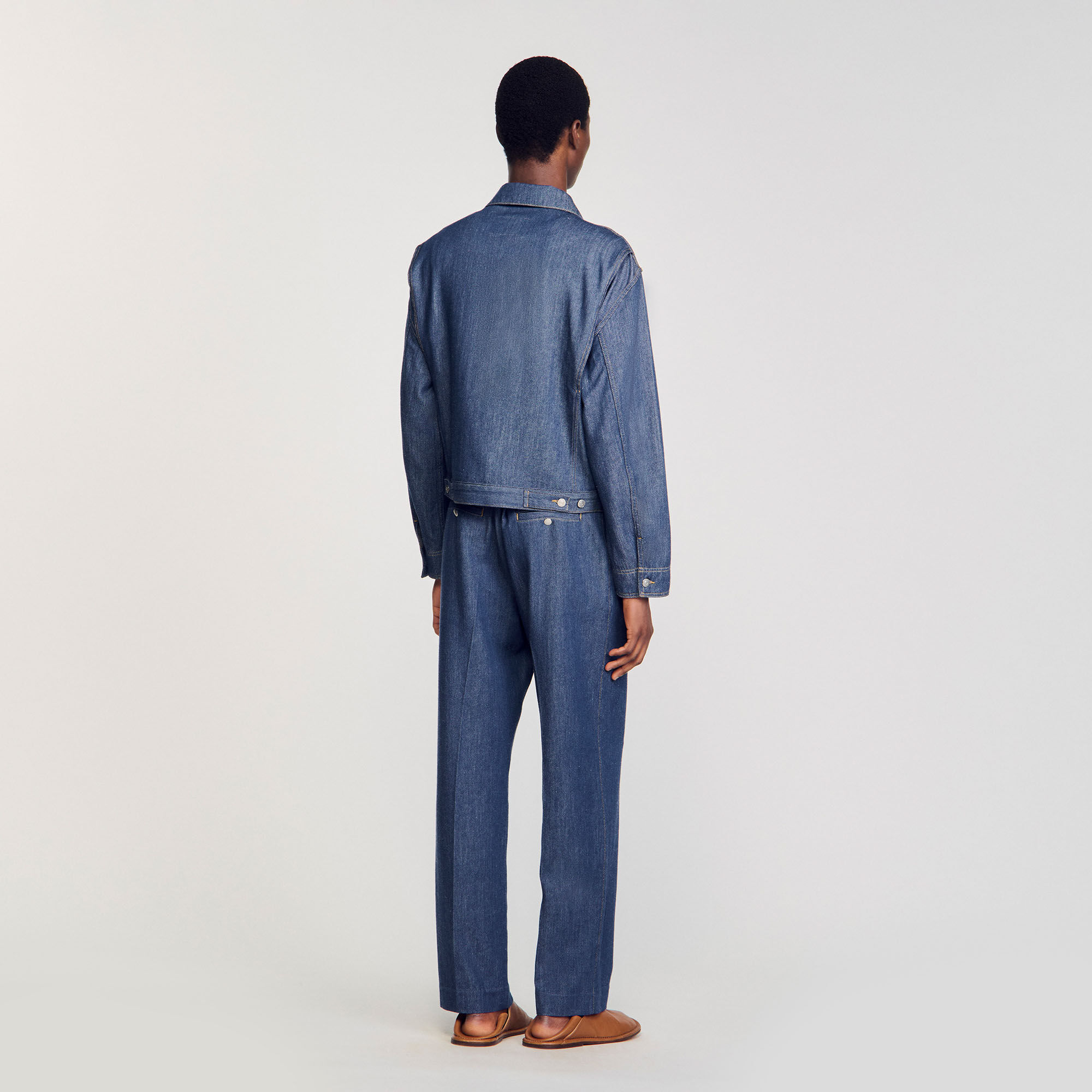 Blouson en chambray