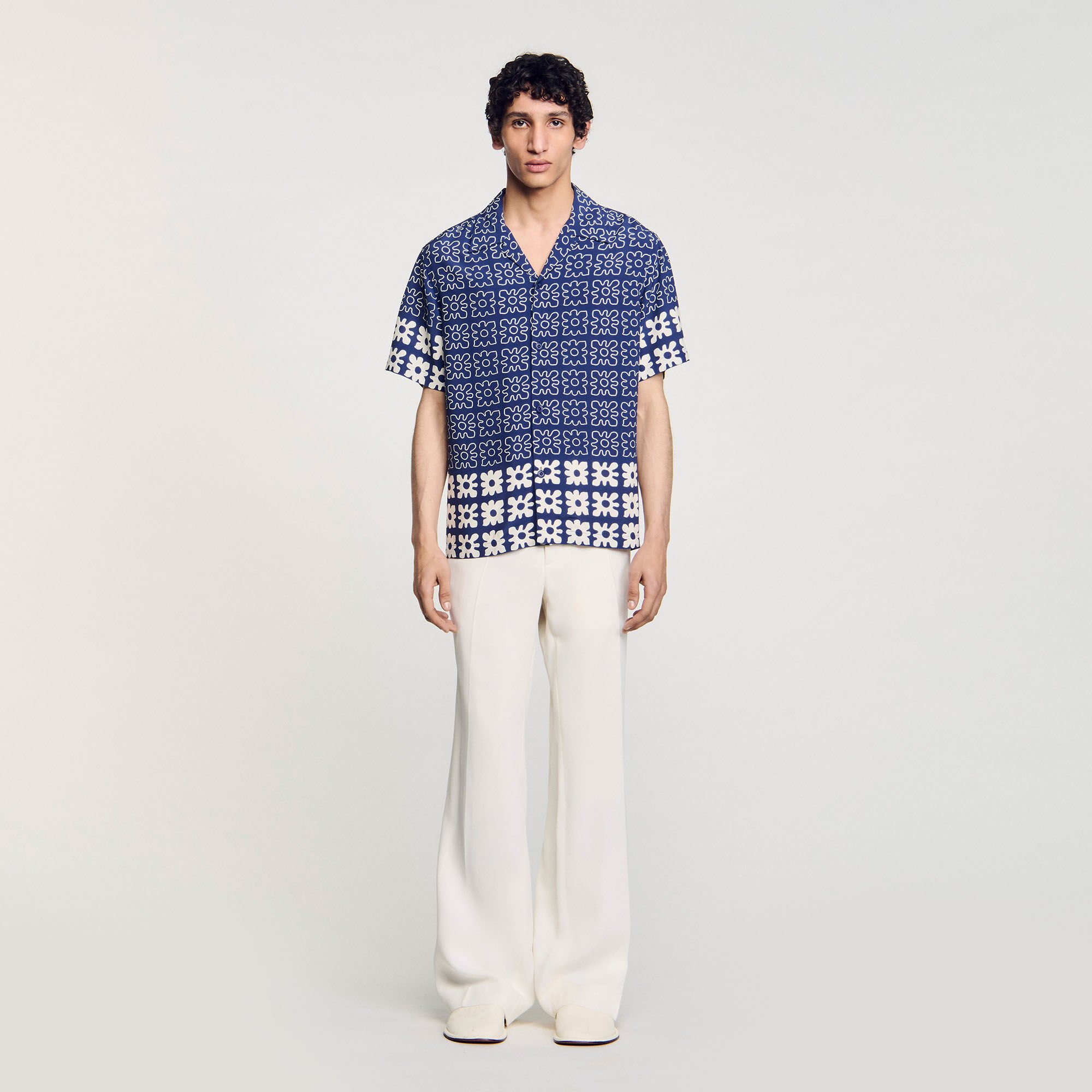 Chemise à imprimé fleuri