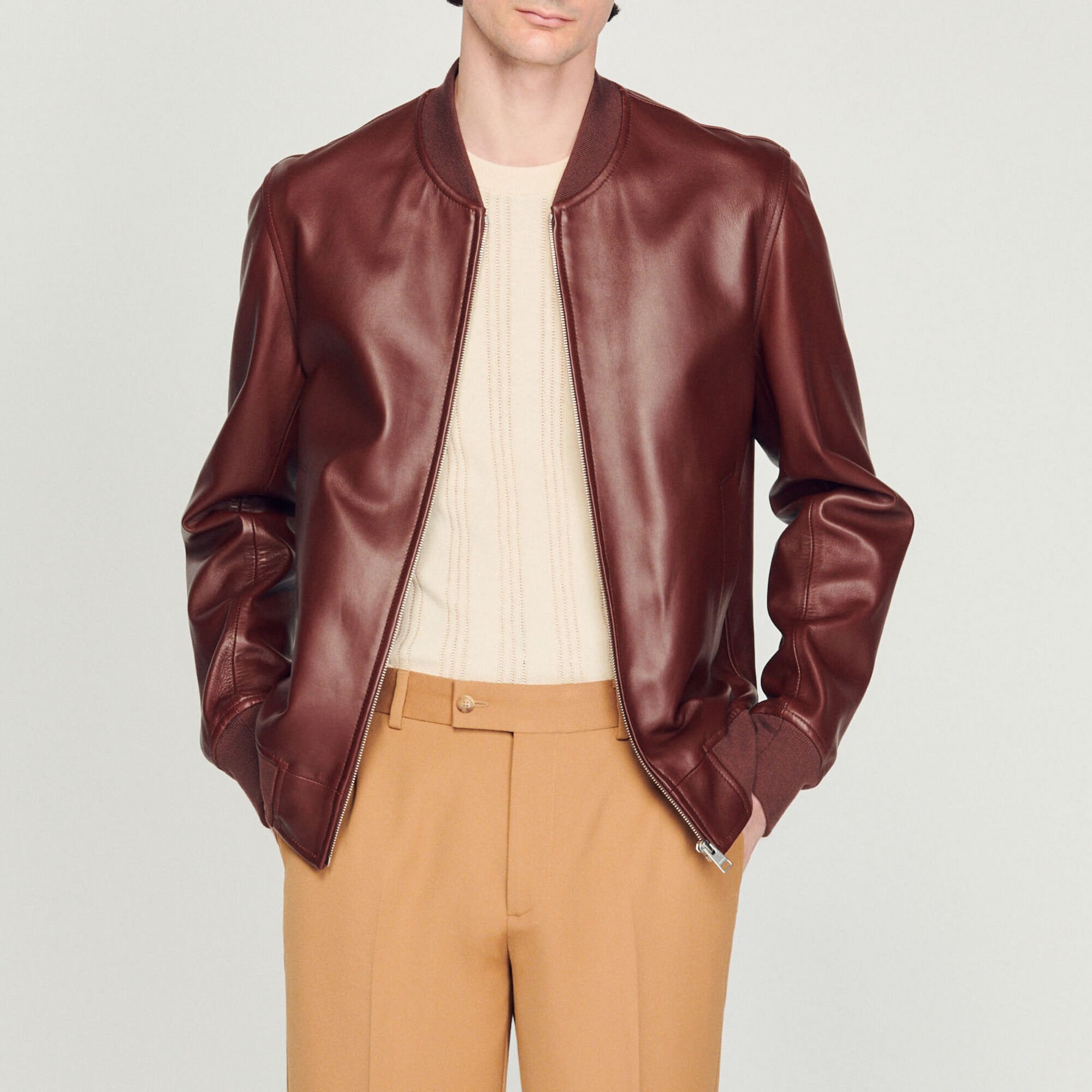 Blouson en cuir