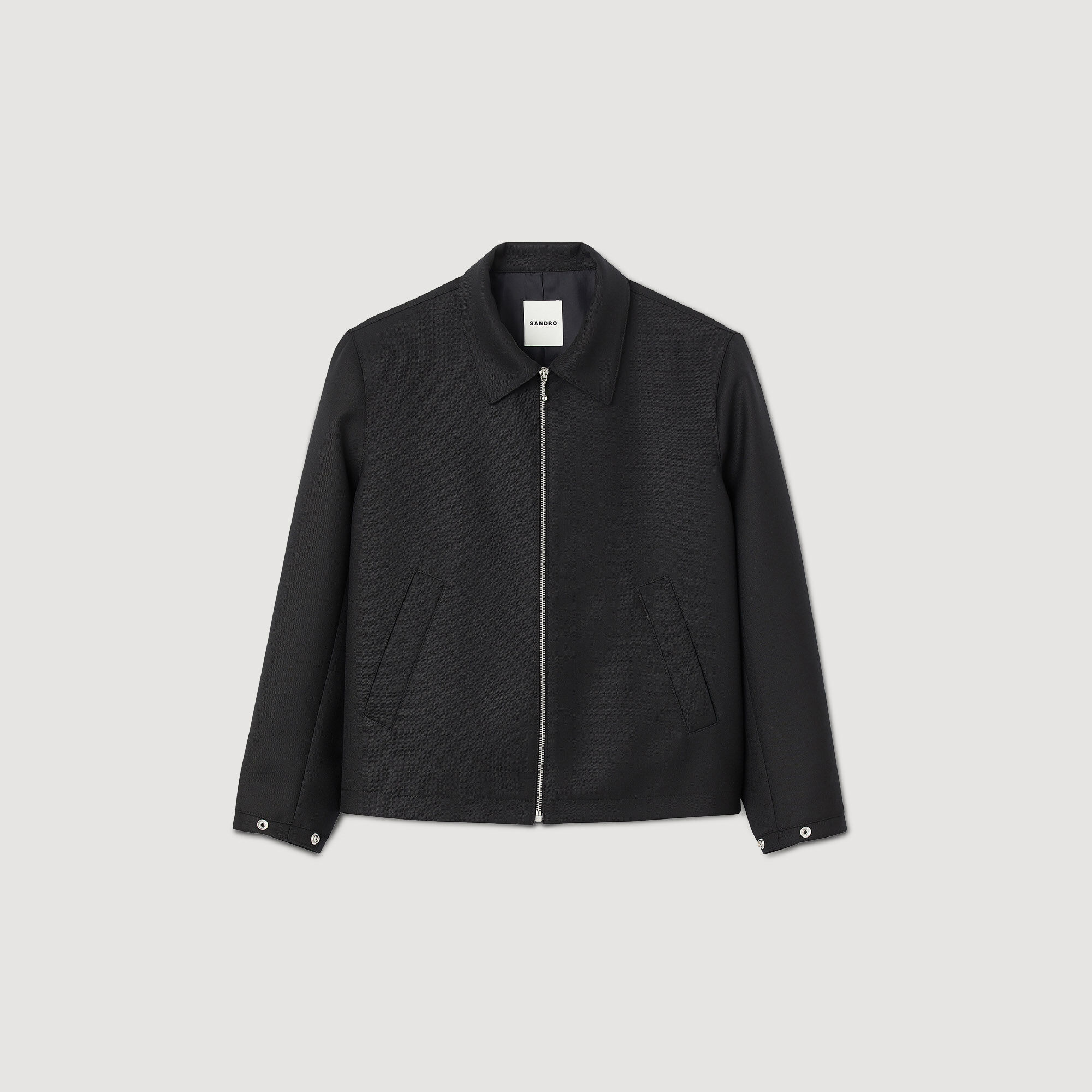 Blouson en laine mélangée