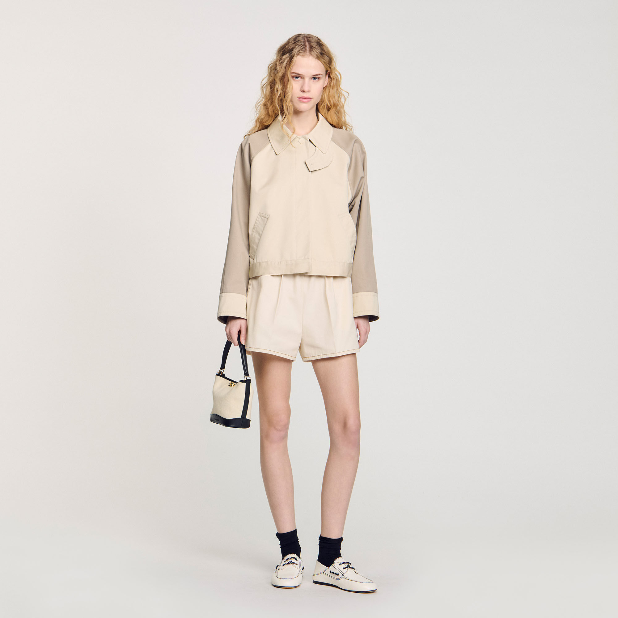 Blouson bicolore 