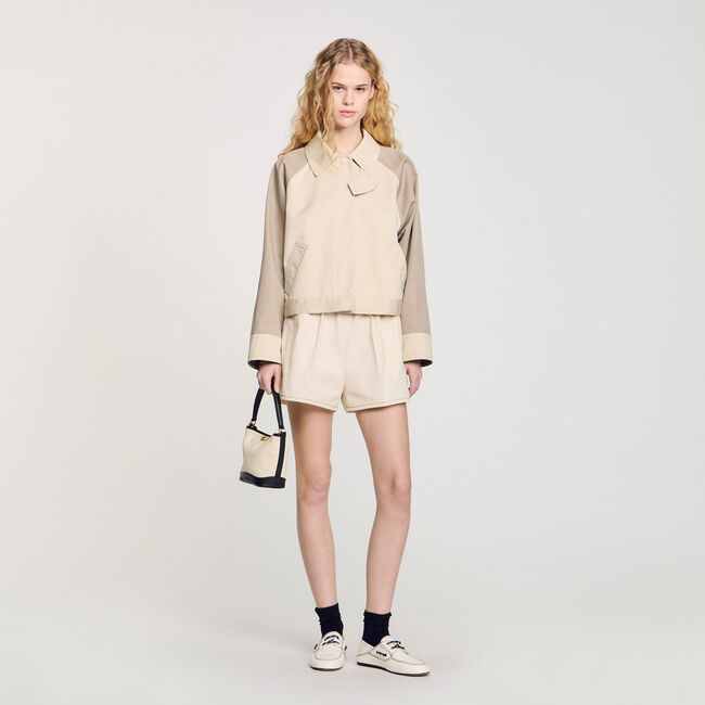 Blouson bicolore 