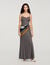 Robe longue esprit lingerie fleur