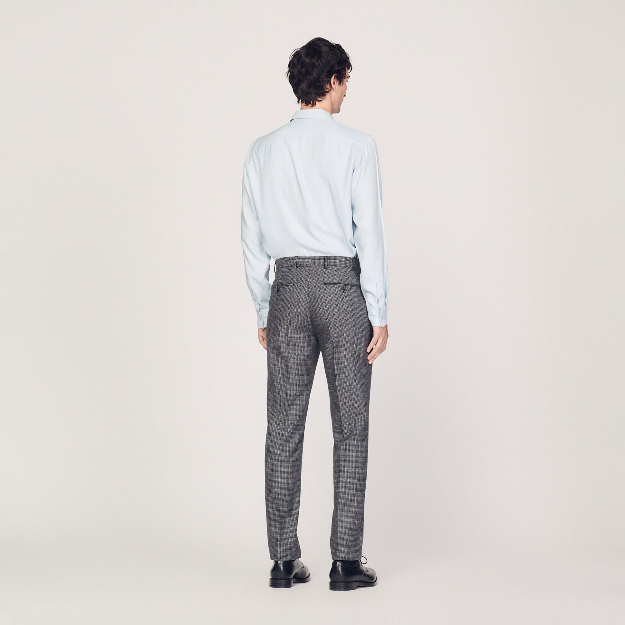 Pantalon de costume en laine vierge