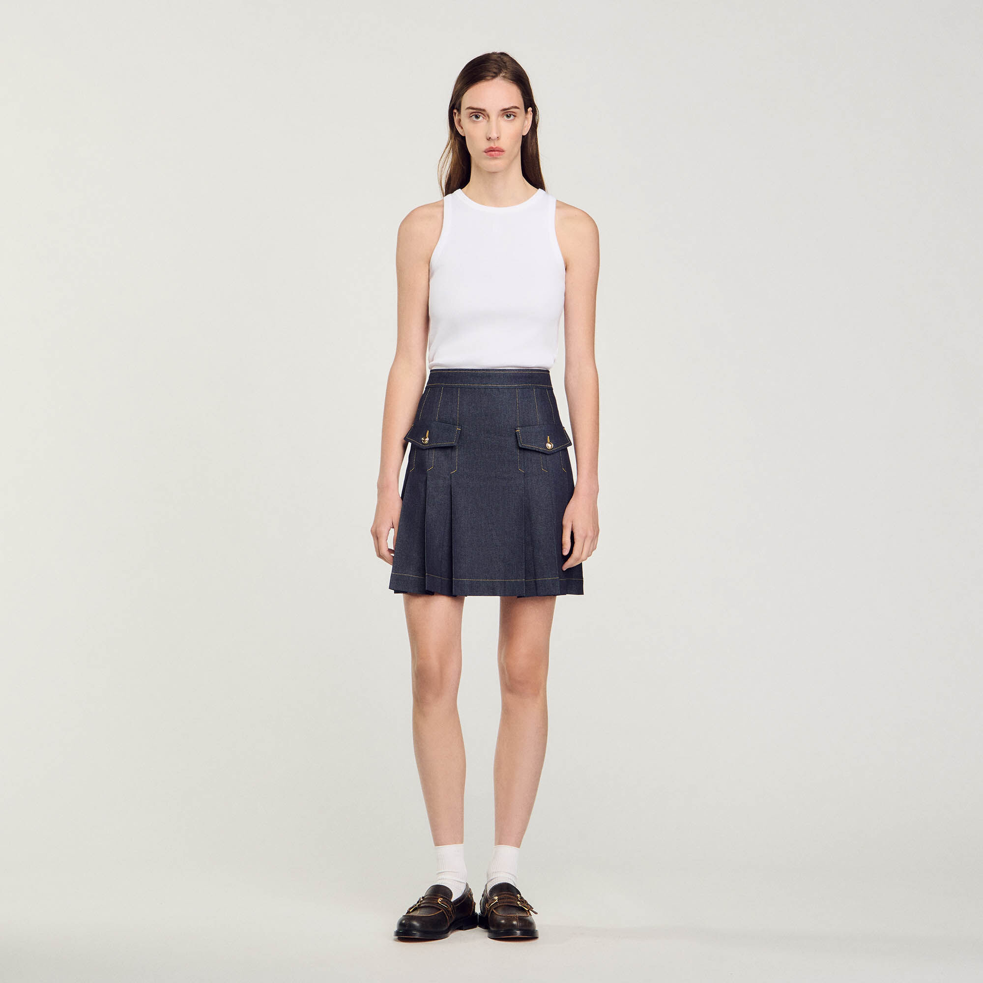 Jupe en jean sandro outlet