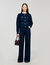 Cardigan à détails denim