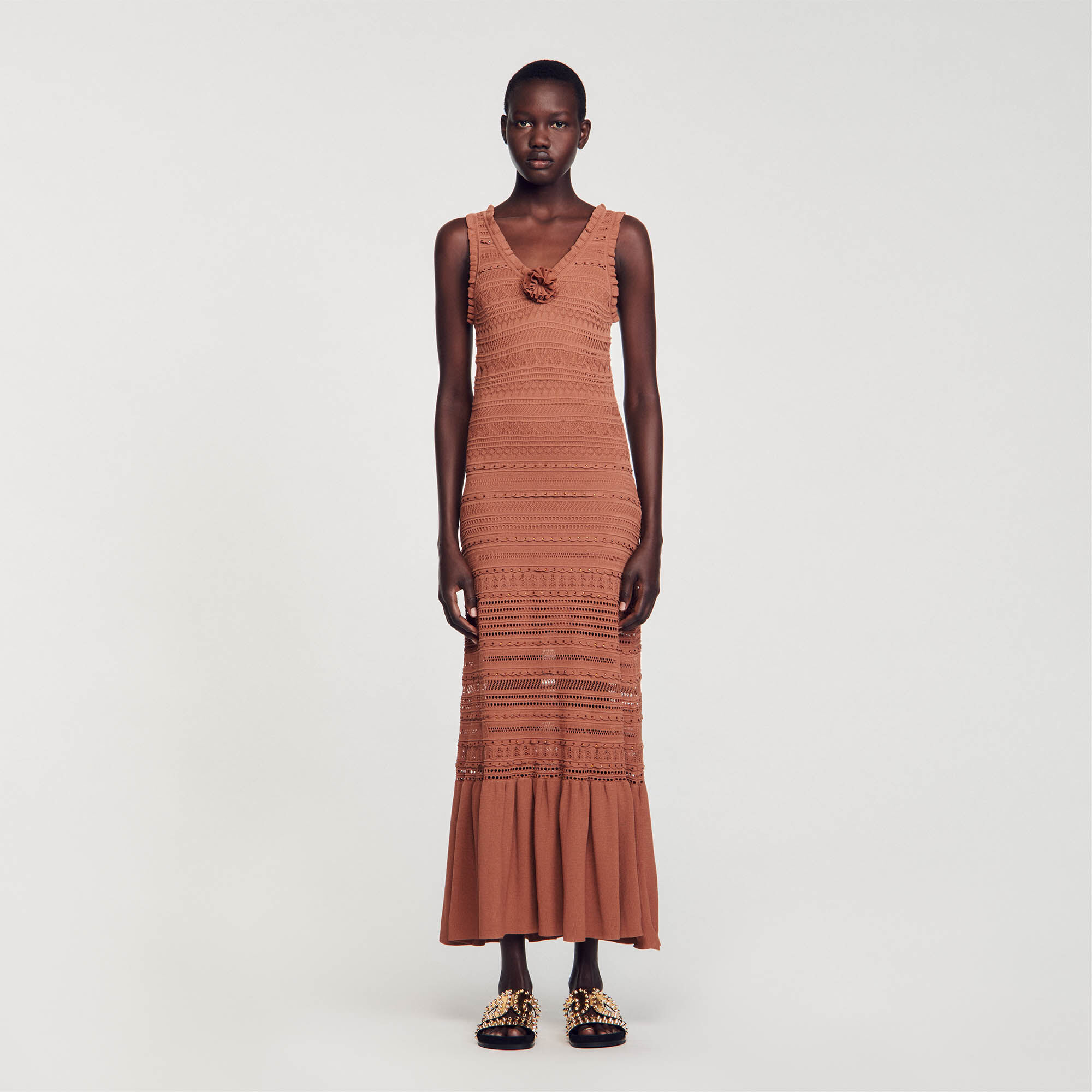 Robe longue sandro 2025