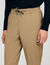 Pantalon élastiqué en laine