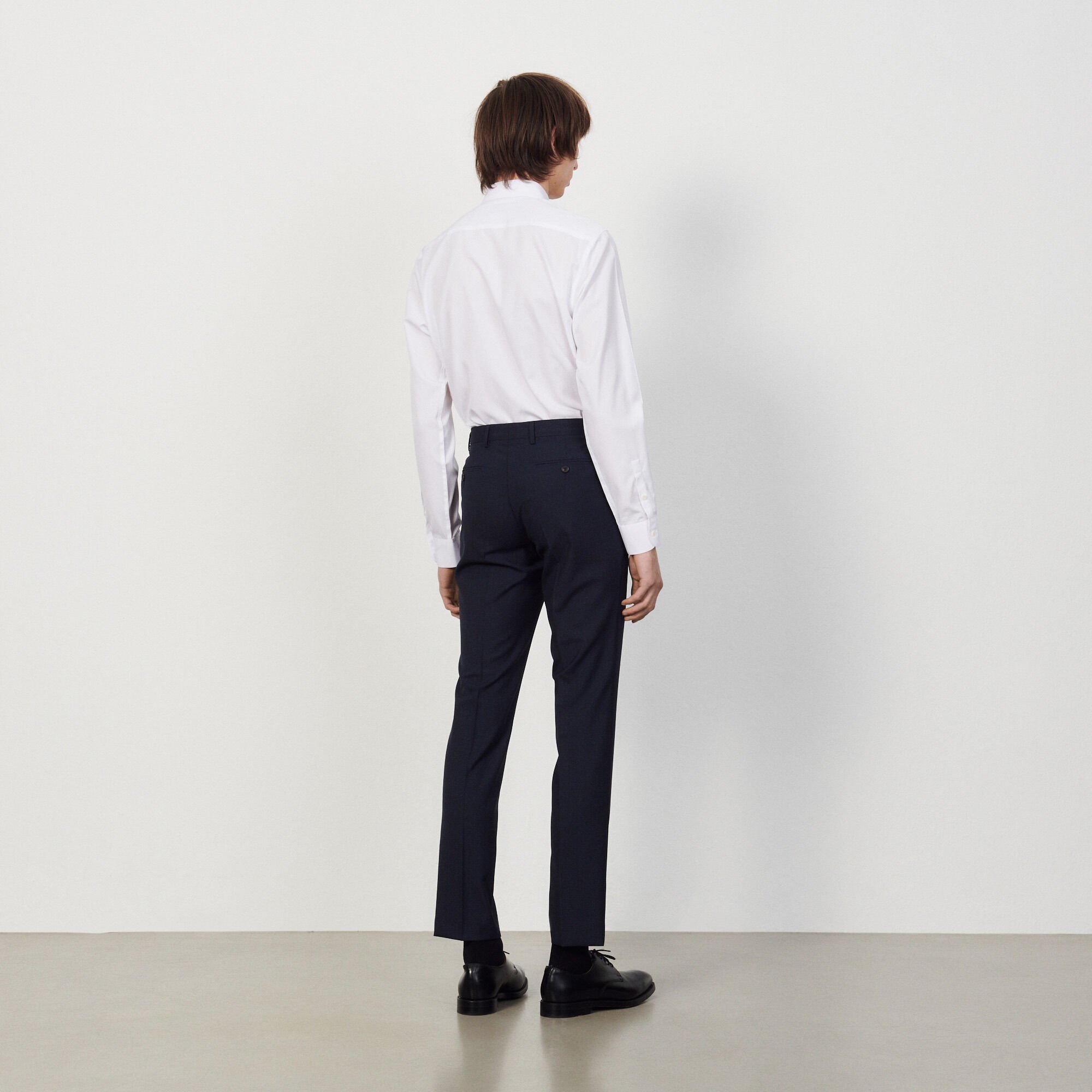 Pantalon de costume en laine vierge