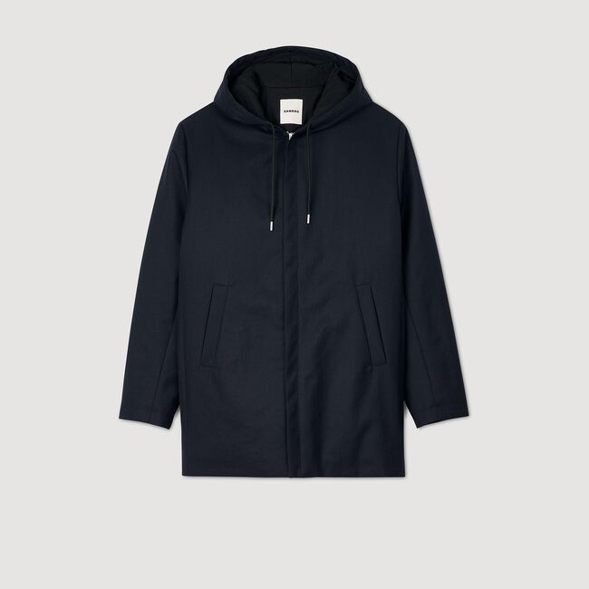 Parka ouatin&eacute;e &agrave; capuche - Homme | Sandro Paris