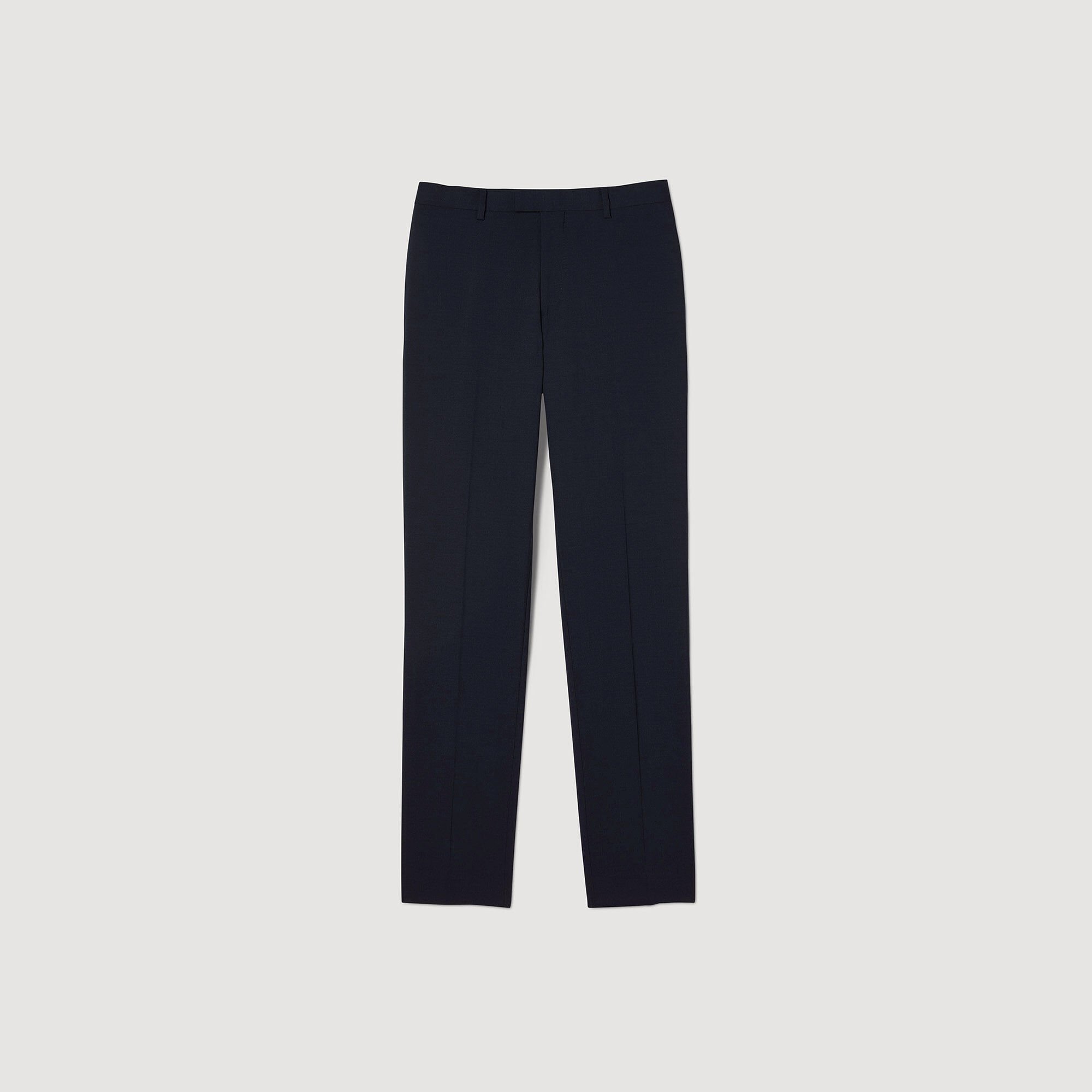 Pantalon de costume en laine vierge