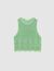 Top en maille fantaisie