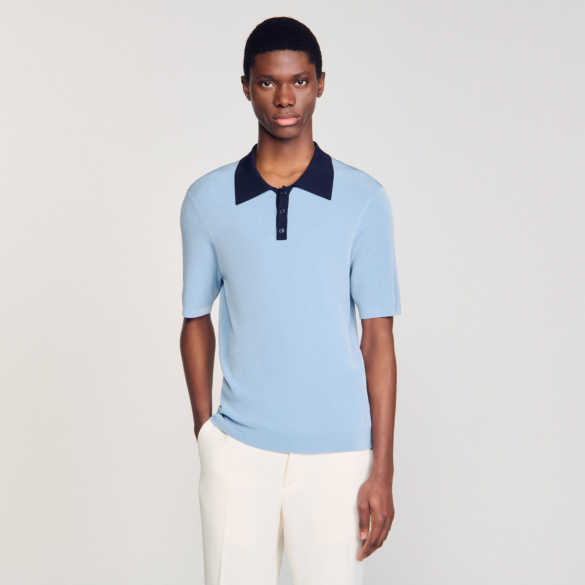 Polo bicolore