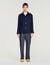 Blouson worker en laine boutonn&eacute;