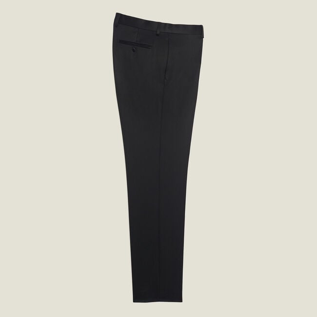 Pantalon de smoking en grain de poudre